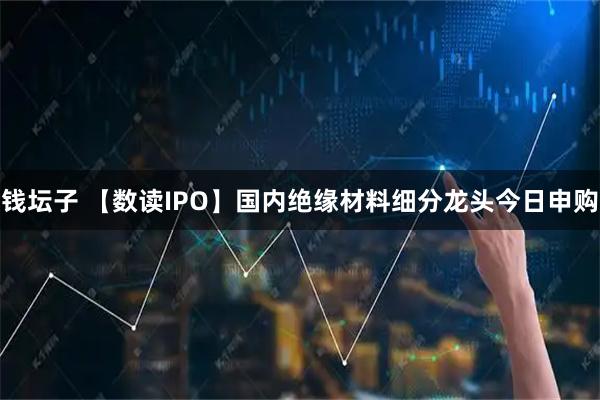 钱坛子 【数读IPO】国内绝缘材料细分龙头今日申购