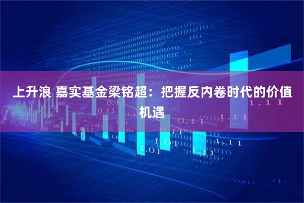 上升浪 嘉实基金梁铭超：把握反内卷时代的价值机遇
